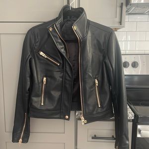 Womens BlankNYC Faux leather Moto jacket